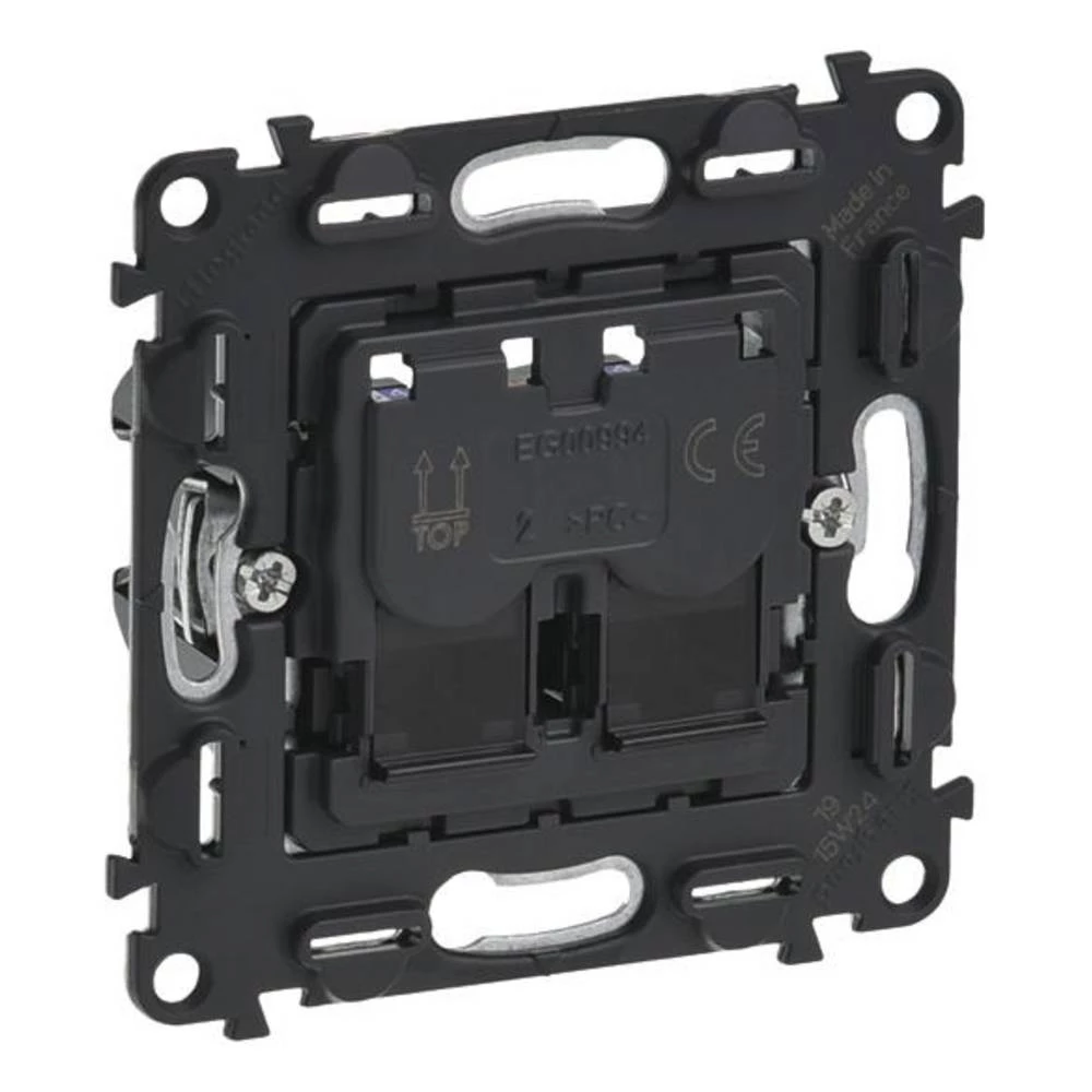 Legrand   mrežna utičnica Valena Life Allure crna 753043 slika