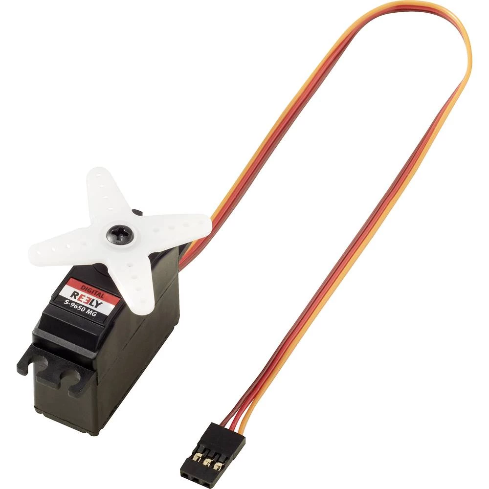 Reely Midi servo S-9650 MG Digitalni servo Materijal prigona: Metal Sustav utičnica: JR slika