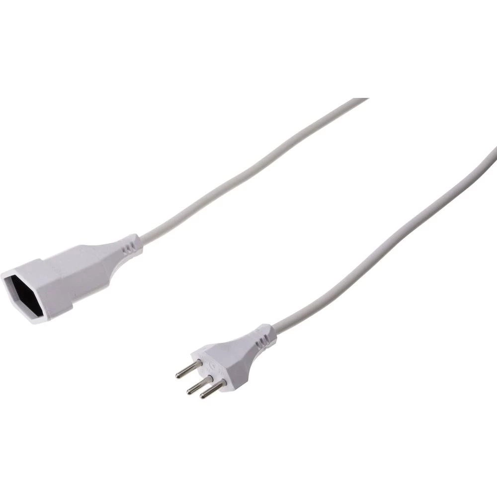 Max Hauri 114401 struja produžetak bijela 3.00 m H05VV-F 3G 1,0 mm² slika