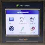 Camille Bauer SIRAX MM1200 Višenamjenski indikator za velike trenutne veličine s TFT zaslonom osjetljivim na dodir i Ethernetom