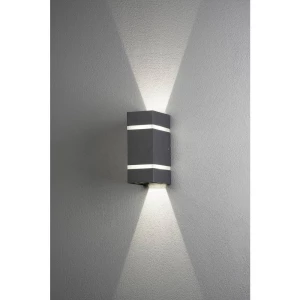 Konstsmide Vanjska zidna svjetiljka 7998-370 Antracitna boja LED fiksno ugrađena slika
