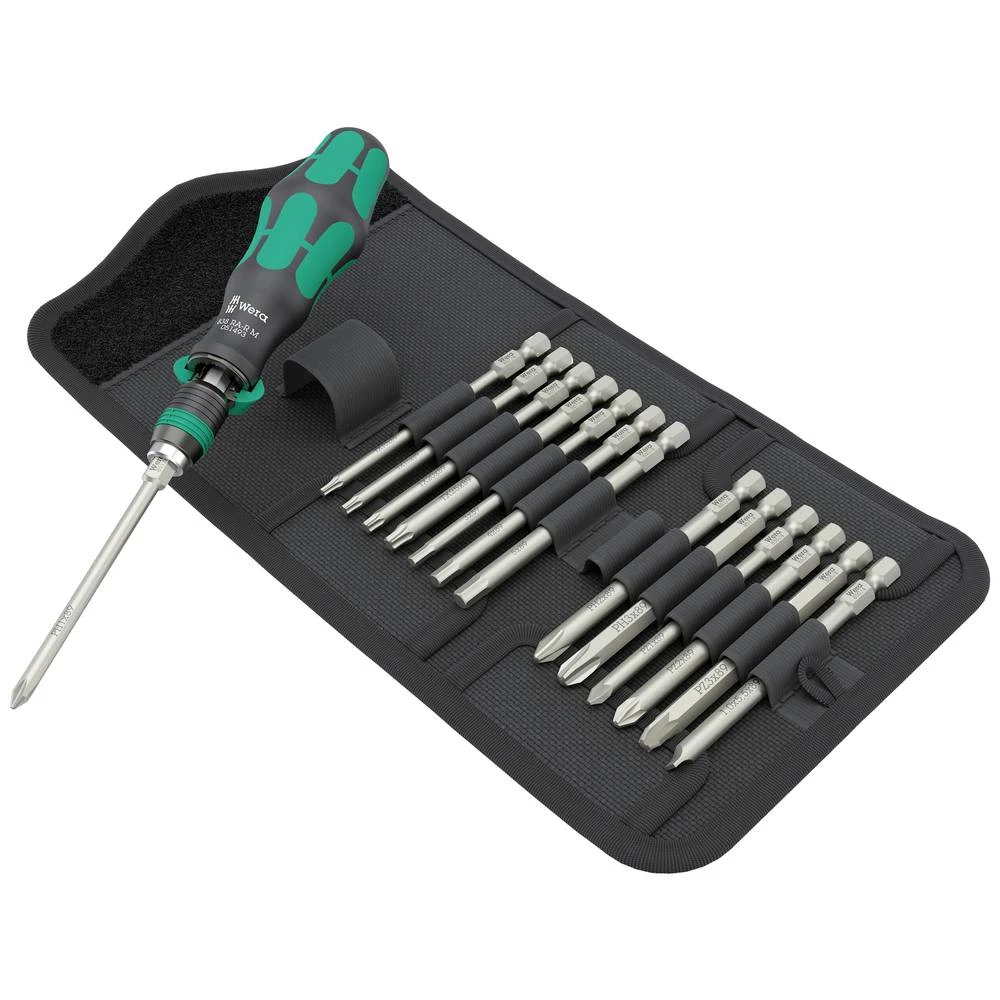 Wera Kraftform Kompakt 838 RA-R M Set 1 05051061001 bit komplet 15-dijelni križni phillips, križni pozidriv, TORX, unuta slika