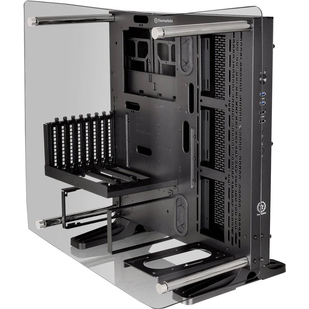 Midi-Tower Kućište za računala Thermaltake Core P3 TG Curve Crna Zidna montaža, LCS kompatibilan slika