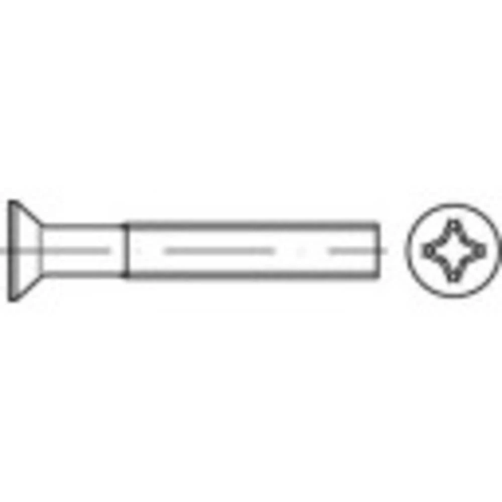 TOOLCRAFT 1065825 upušteni vijci M1.6 8 mm križni philips DIN 965 nehrđajući čelik A2 2000 St. slika