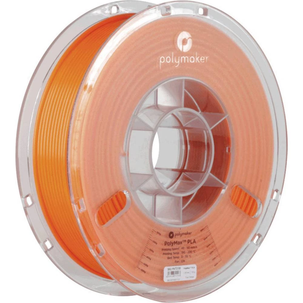 3D pisač filament Polymaker 70154 PLA 1.75 mm Narančasta 750 g slika