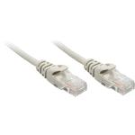 LINDY 48369 RJ45 mrežni kabel, Patch kabel cat 5e U/UTP 20.00 m siva  1 St.