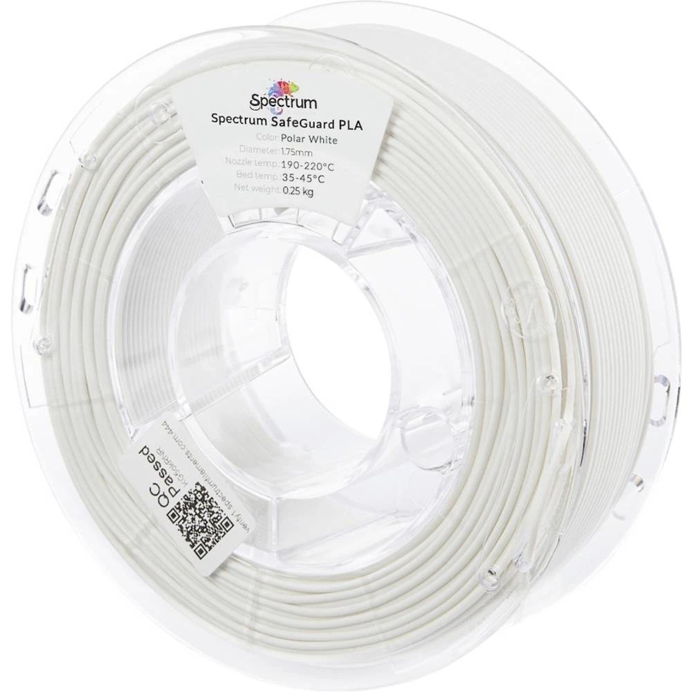 Spectrum Filaments 81553 Safeguard PLA 3D pisač filament PLA antibakterijski 1.75 mm 250 g polar white, bijela 1 kom. slika