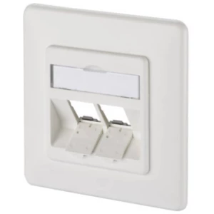 Mrežna utičnica Podžbukna Upotreba/utičnica sa središnjom pločom i okvirom Neopremljeno 2 ulaza Metz Connect 130B20D21002KE Čist slika