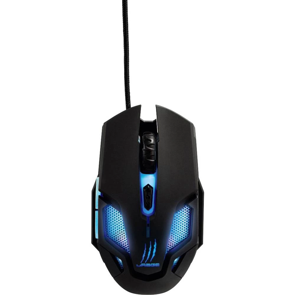 Hama uRage Reaper nxt. USB gaming miš Optički Ergonomski, Osvjetljen Crna/siva slika