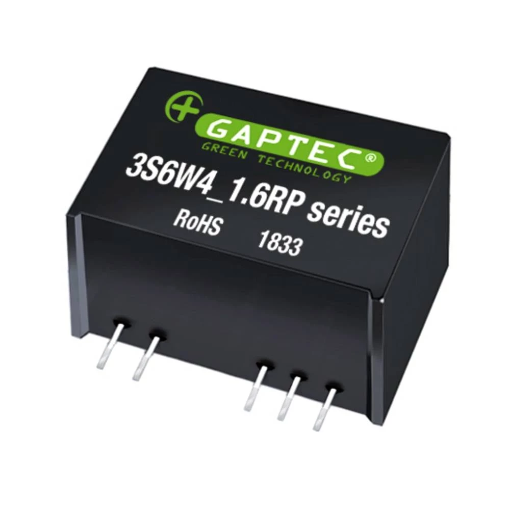 Gaptec  3S6W4_2412S1.6RP  DC/DC  pretvarač       820 mA  3 W    Content 1 St. slika