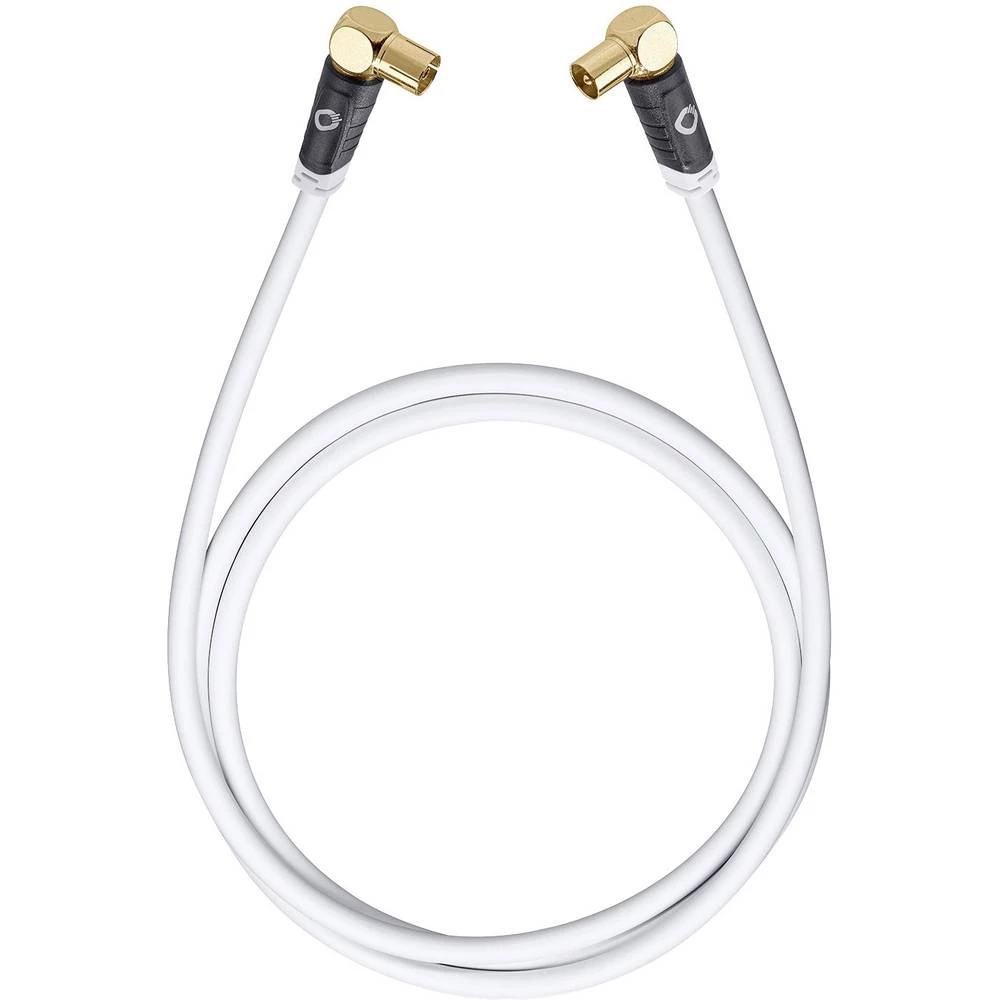 Antene, SAT Priključni kabel [1x 75 &Omega; antenski muški konektor - 1x 75 &Omega; antenski ženski konektor] 7.50 m 120 dB pozl slika