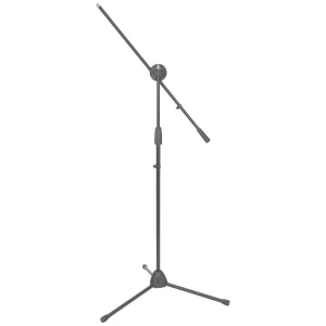 OMNITRONIC MS-4 Pro mikrofonski stalak sa nosačem, crni Omnitronic MS-4 stalak za mikrofon slika
