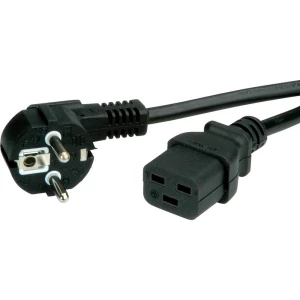 Value 19.99.1553 struja priključni kabel crna 3.00 m slika