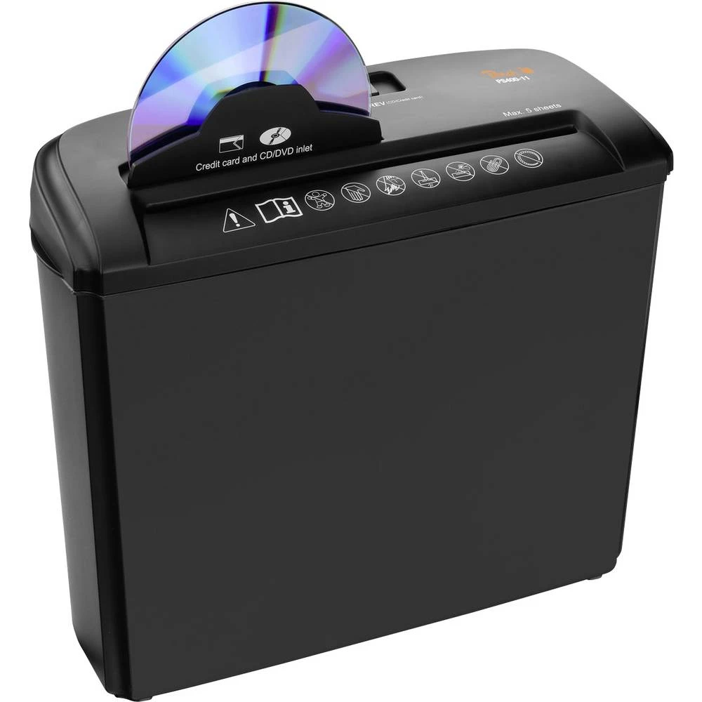 Uništavač dokumenata Peach PS400-11 Rezanje na trake 6 mm 7 l Broj stranica (maks.): 5 Razina sigurnosti (uništavanje datoteka) slika