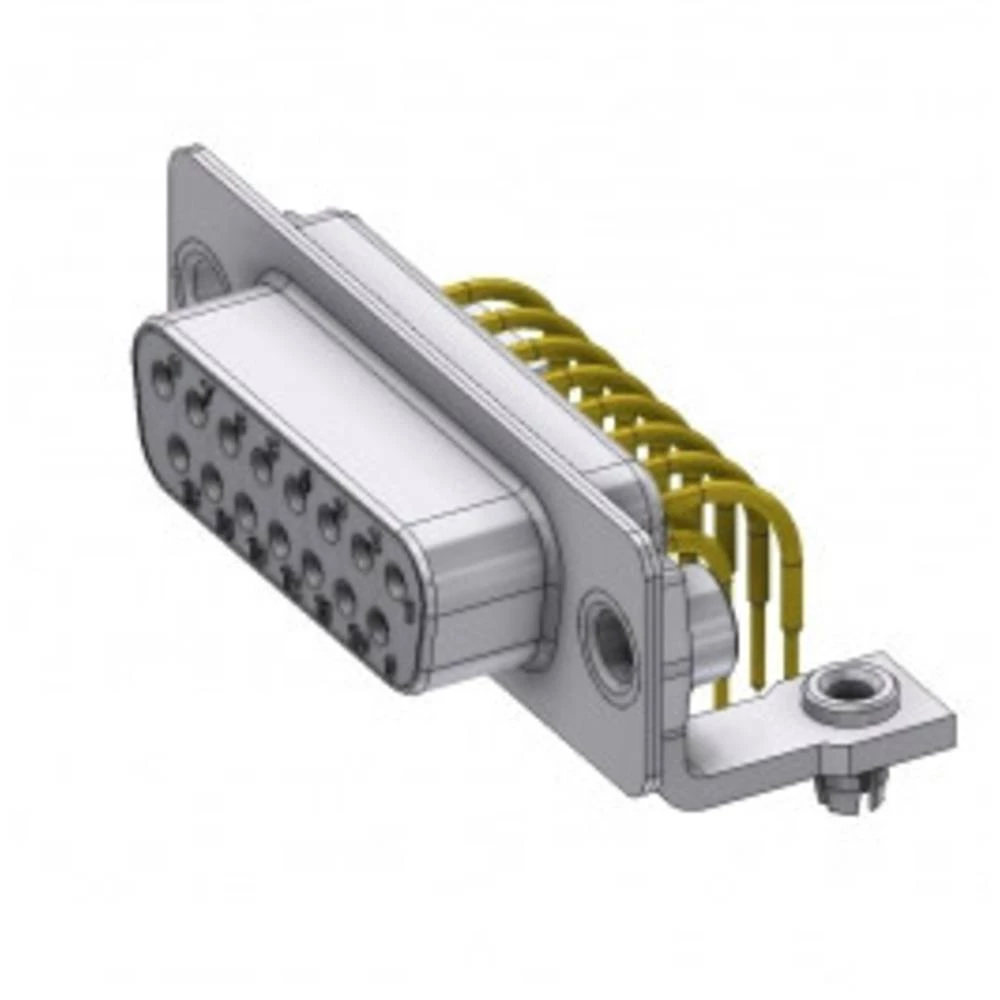 D-SUB priključak 90 ° Broj polova: 15 Lem, Pinovi DELTRON SWISS 1 ST slika