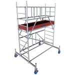 Krause 942111 FahrGerüst aluminij #####Faltgerüst mobilna, #####faltbar Radna visina (maks.): 3.80 m srebrna 93 kg