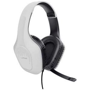 Trust GXT415W ZIROX igre Over Ear Headset žičani stereo bijela slika