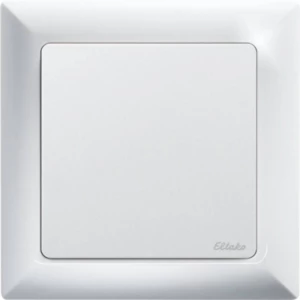 Bežični senzor vlažnosti i temperature s baterijom čisto bijeli sjajni E-Design55 FFT55EB-wg Eltako  higrostat      Domet (maks. u otvorenom polju) 30 m slika