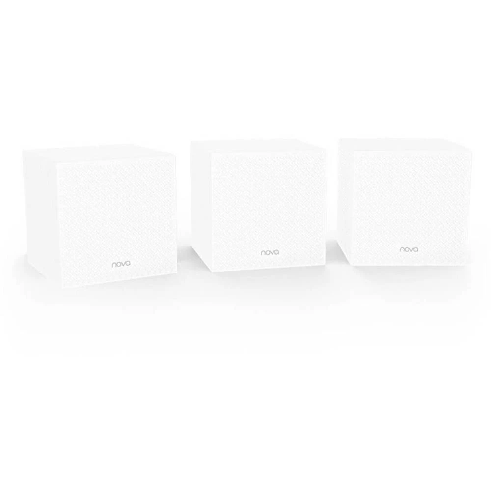 Tenda Nova WiFi Router Gigabit Ethernet Tri-Band (2,4 GHz / 5 GHz / 5 GHz) 3G bijeli Tenda NOVA MW12-3  isprepletena mreža 867 MBit/s 2.4 GHz, 5 GHz, 5 GHz slika