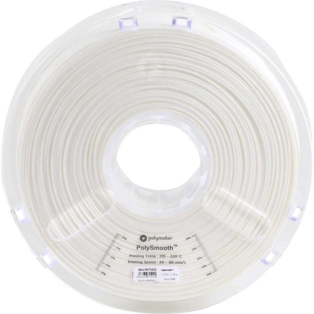 3D pisač filament Polymaker PolySmooth 1612149 1.75 mm Bijela 750 g slika