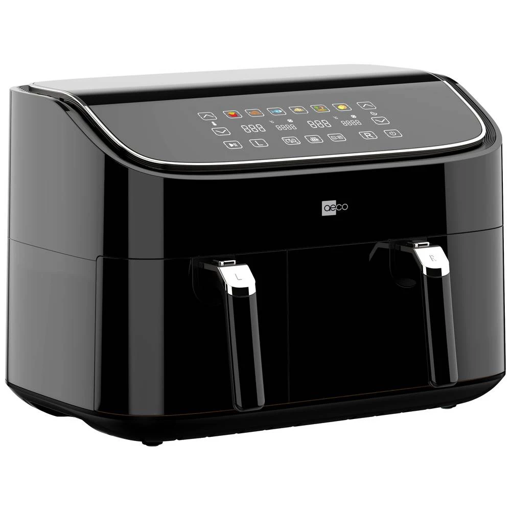 aeco DUO friteza na vrući zrak 2850 W funkcija tajmer, premaz protiv lijepljenja crna slika