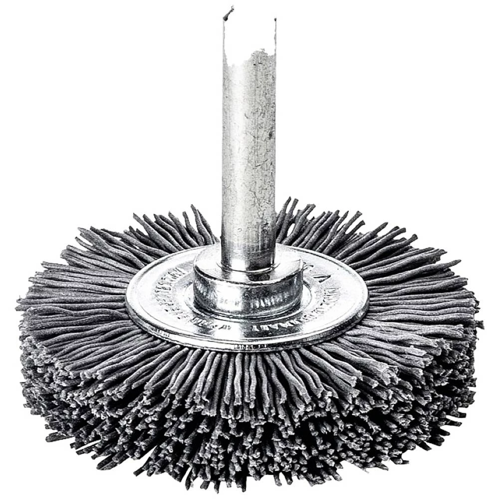 Lessmann Okrugla četka D.50mm osovina 6mm SiC čekinje za brušenje K.120 10mm 15000min  415842 1 St. slika