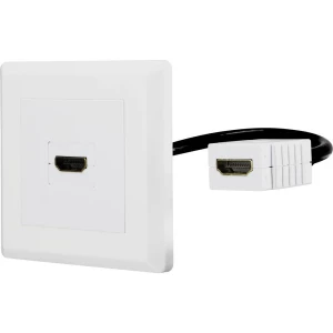 Renkforce RF-4538136 HDMI adapter [1x ženski konektor HDMI - 1x ženski konektor HDMI] bijela pozlaćeni kontakti 15.00 cm slika