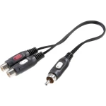 SpeaKa Professional-Audio adapter, muški činč konektor/2x ženski činč konektor