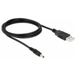 Delock USB kabel za napajanje DC utikač 3,5 mm, USB-A utikač 1.50 m crna 82377