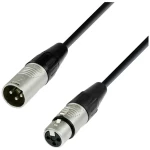 Adam Hall 4 STAR DMF 0050 DMX XLR priključni kabel [1x XLR utikač 3-polni - 1x XLR utičnica 3-polna] 0.5 m crna