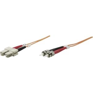 Staklena vlakna Svjetlovodi Priključni kabel [1x Muški konektor ST - 1x Muški konektor SC] 50/125 µ Multimode OM2 10 m Int slika