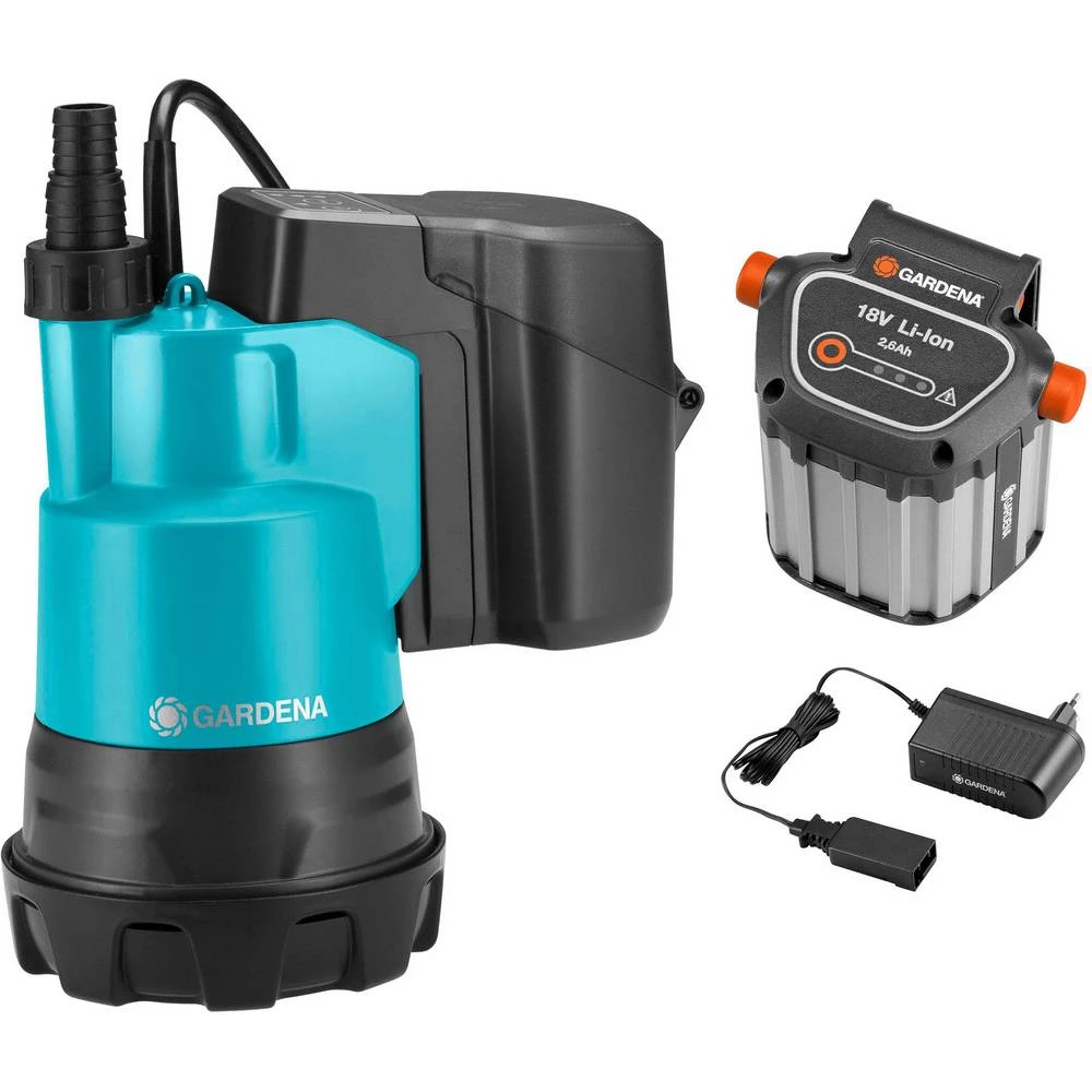 GARDENA 2000/2 Li-18 1748-20 potopna pumpa za čistu vodu višestupanjska 2000 l/h 20 m slika