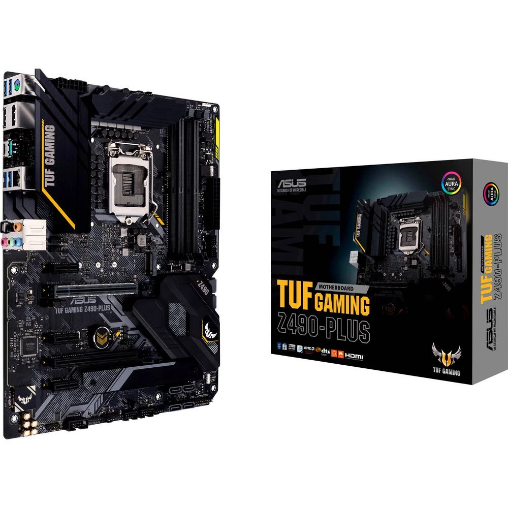 Asus TUF GAMING Z490-PLUS matična ploča Baza Intel&reg; 1200 Faktor oblika ATX Set čipova matične ploče Intel&reg; Z490 slika