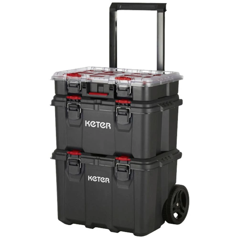 KETER 250927 Stack n Roll kutija za alat prazna crna slika