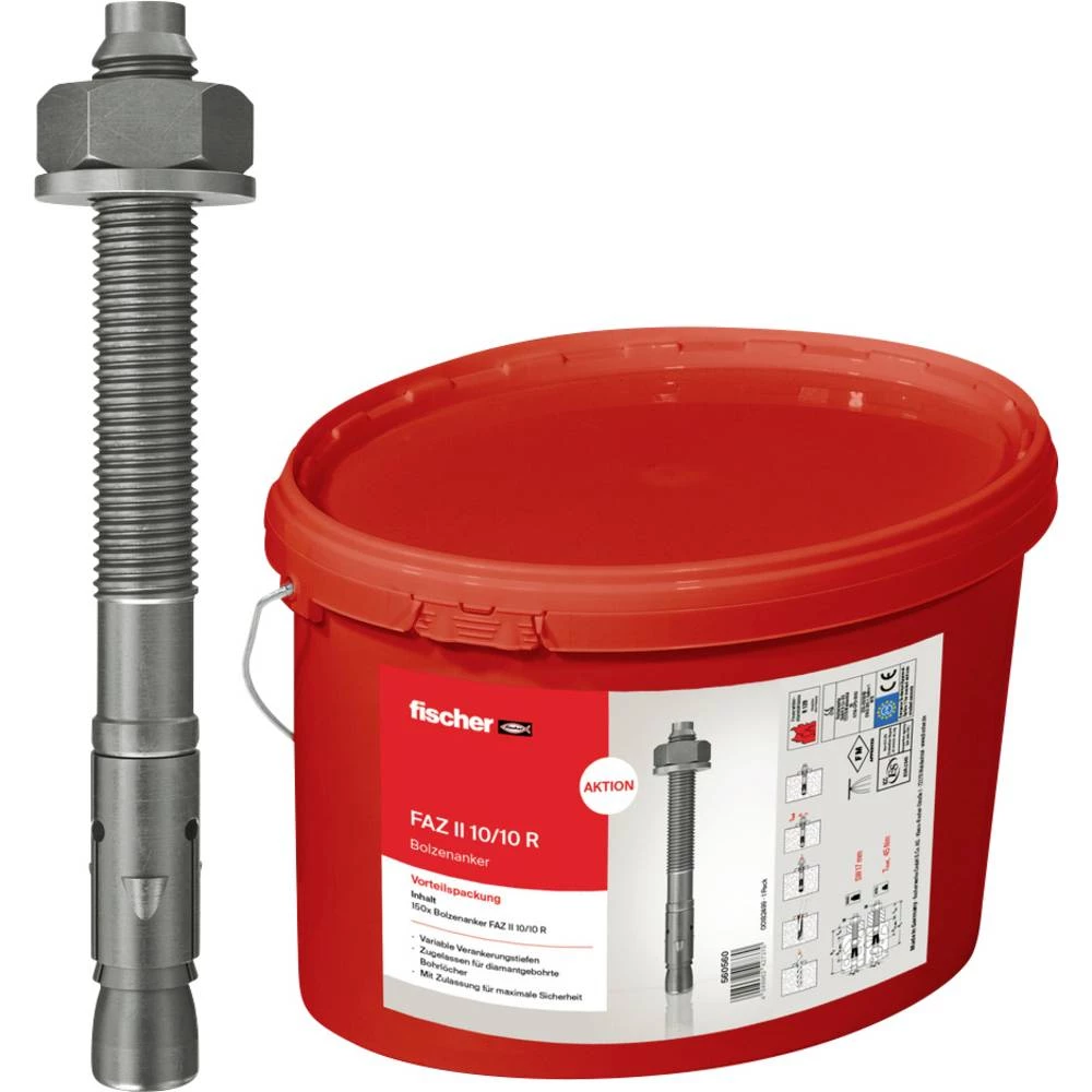 Fischer FAZ II 10/10 R sidreni svornjak 560560 100 St. slika