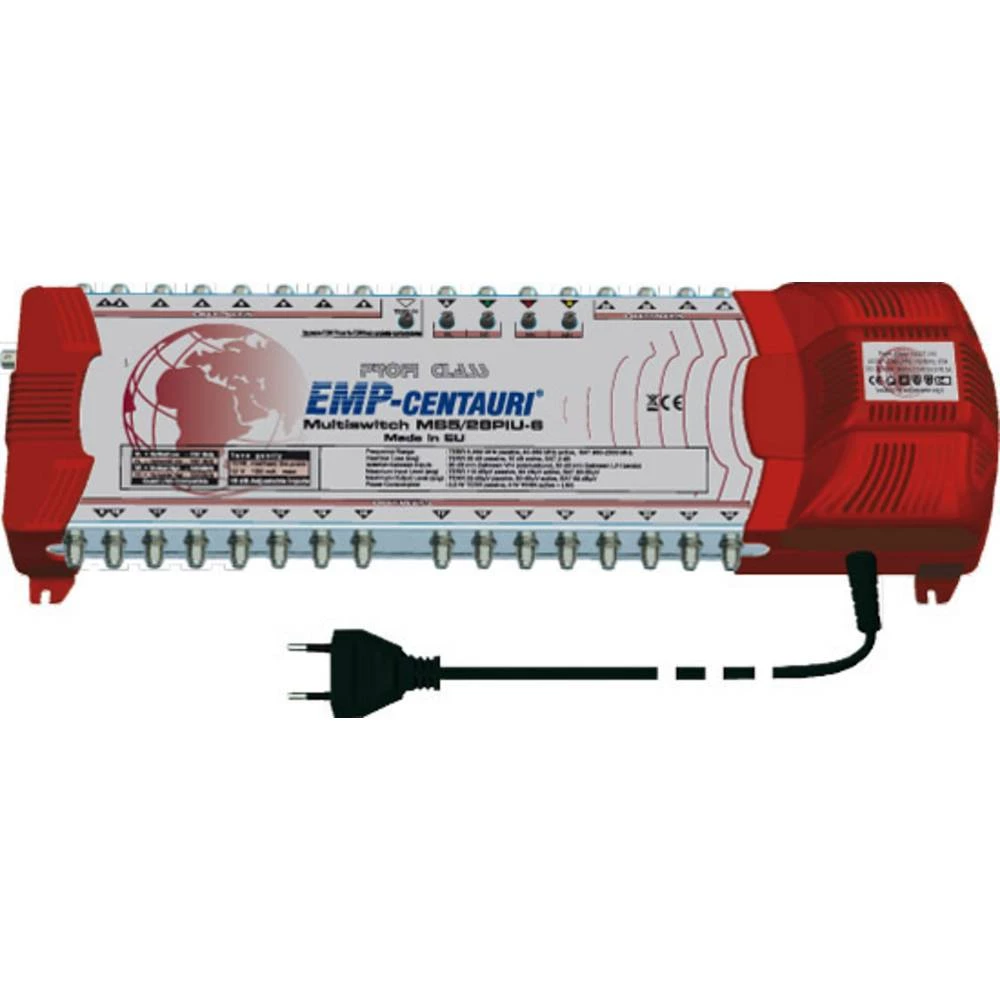 Satelitski multiprekidač EMP-Centauri MS5/28PIU-6 Ulazi: 5 (4 Sat/1 zemaljske) Broj sudionika: 28 slika