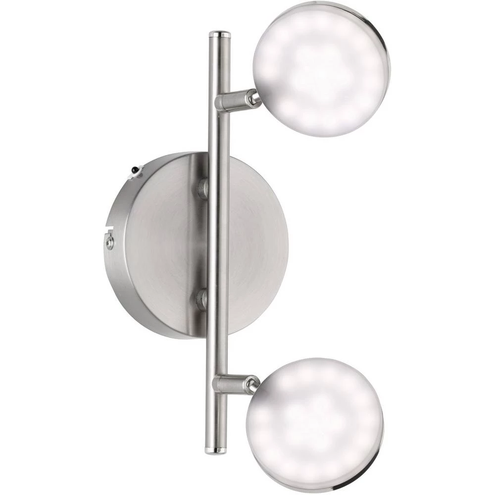 Stropni reflektor 8 W Toplo-bijela WOFI SHELTON 7260.02.64.6000 Nikal (mat) slika