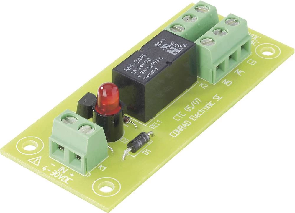 Relejna ploča REL-PCB3 s relejom 5 V/DC svitak TRU COMPONENTS slika