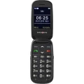 swisstone BBM 625 Senior preklopni telefon Stanica za punjenje, SOS ključ Crna slika