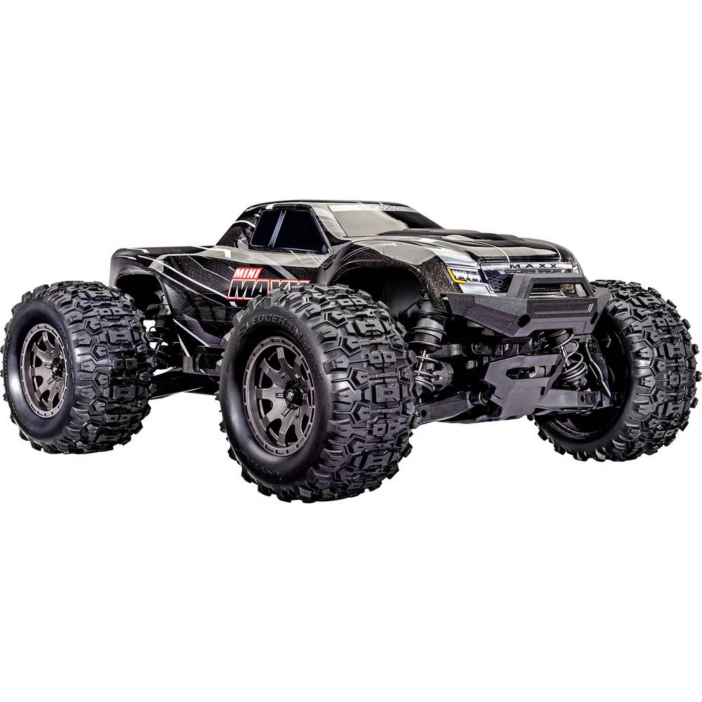 Traxxas Mini Maxx BL-2s crna bez četkica 1:10 RC model automobila električni monstertruck pogon na sva četiri kotača (4w slika