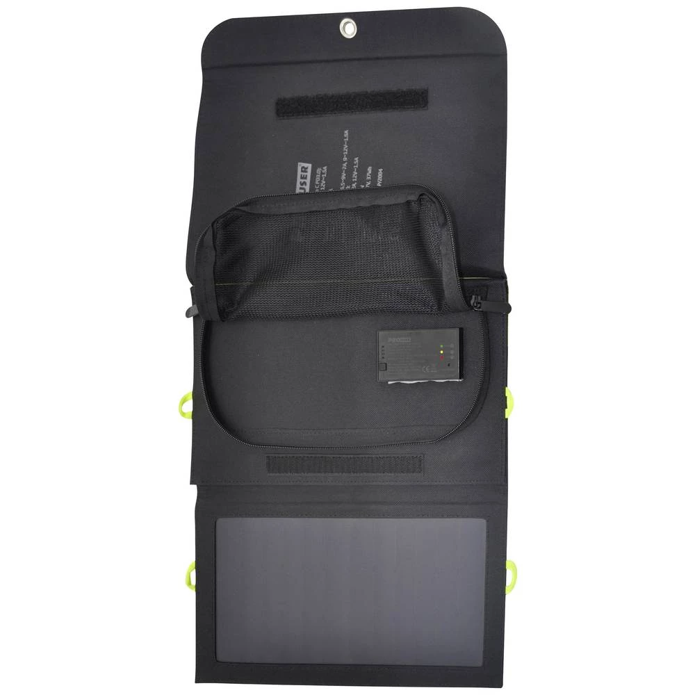 ProUser  solarni powerbank 10000 mAh Quick Charge 3.0, Power Delivery 3.0 li-ion  crna istovremeno punjenje i pražnjenje, prikaz statusa, Outdoor slika