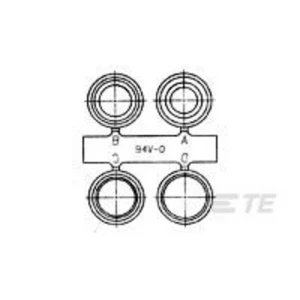 TE Connectivity AMPLIMITE RFI/EMI Shielded HardwareAMPLIMITE RFI/EMI Shielded Hardware 747973-1 AMP slika