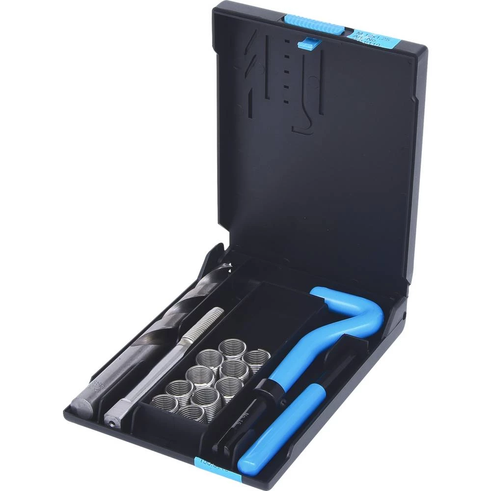 KS Tools 150.6110 Set za popravak navoja od nehrđajućeg čelika M12x1,25x16,8mm, 14 kom slika
