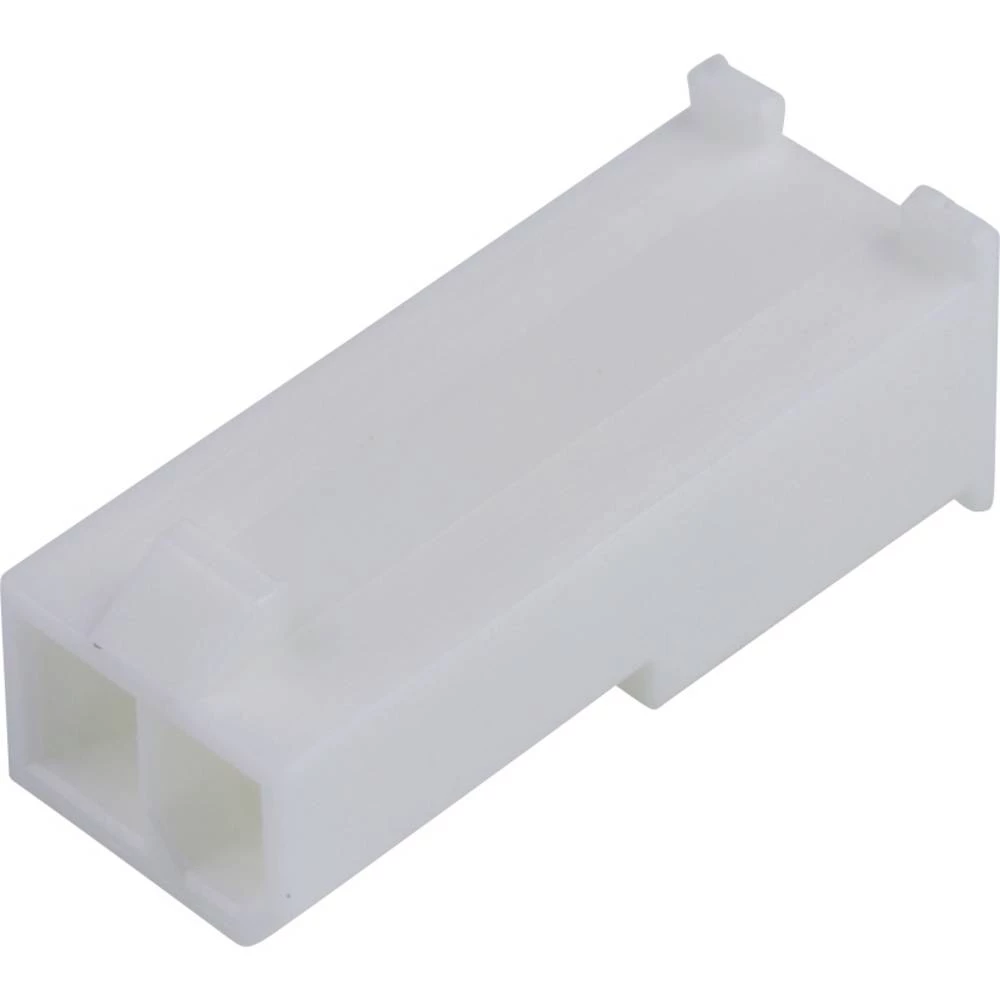 Molex 469990658 Mini-Fit Jr. Plug Housing, Single Row, 2 Circuits, UL 94V-0, without Panel Mounting Ears, Natural slika