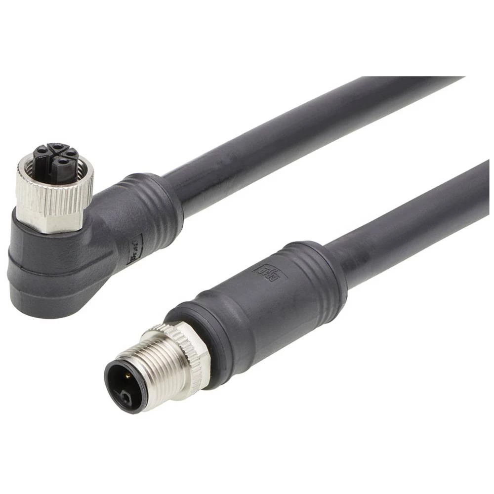 Molex 1205010244 utični konektor za senzor/aktivator, konfekcionirani ženski konektor, kutni, ravni muški konektor 5 m B slika
