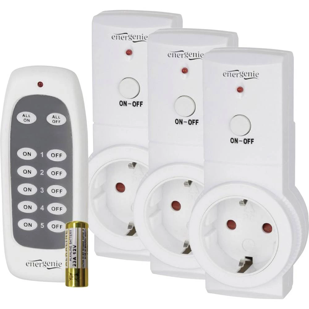 Bežični prekidač-set Unutrašnje područje 3680 W Gembird EG-SSWS3-01 slika