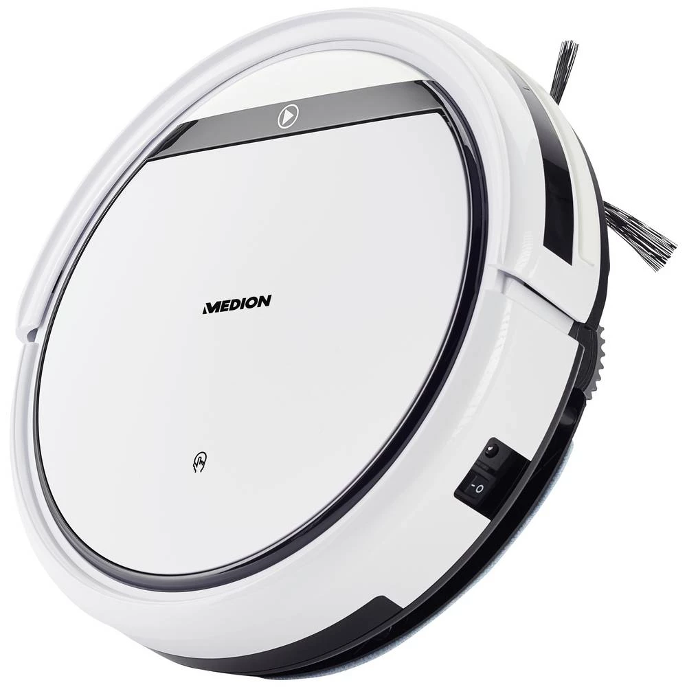 Medion MD 19510 robot za usisivanje bijela, crna 1 virtualni zid, start time programabilni slika