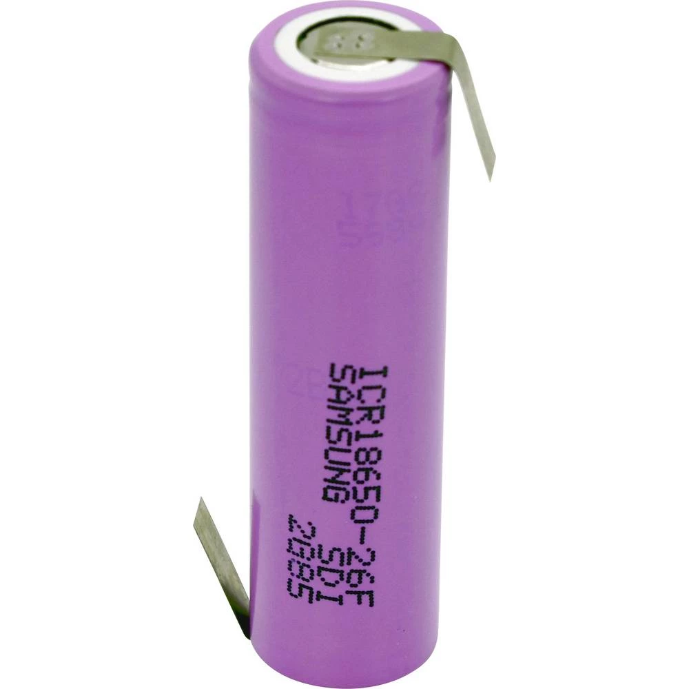 Samsung ICR18650-26 ZLF Specijalni akumulatori 18650 Z-lemna zastavica Li-Ion 3.7 V 2550 mAh slika