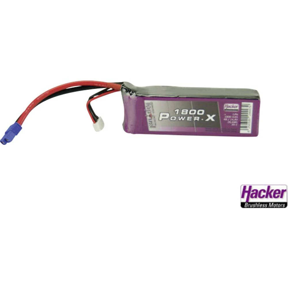 LiPo akumulatorski paket za modele 14.8 V 1800 mAh Broj ćelija: 4 35 C Hacker Softcase EC3 slika