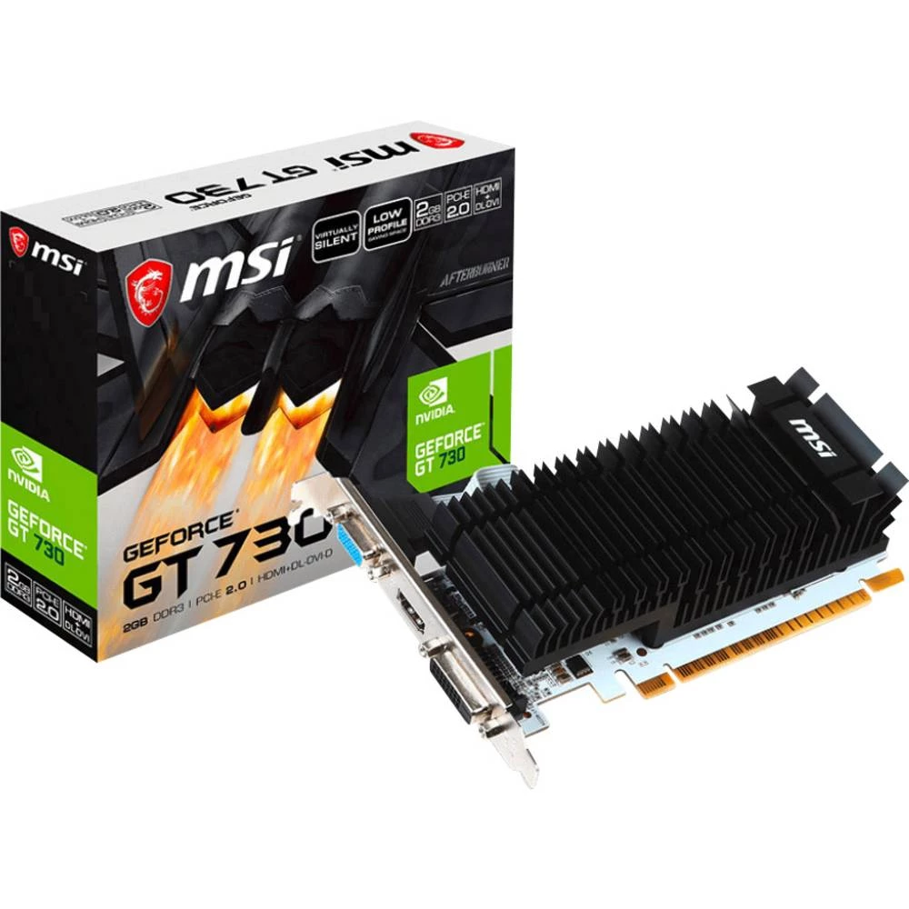 Grafička kartica MSI Nvidia GeForce GT710 2 GB DDR3-RAM PCIe x16 HDMI&trade;, DVI, VGA slika